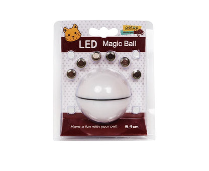 Smart Interactive LED Laser Ball - 360° Automatic Self-Rolling Toy