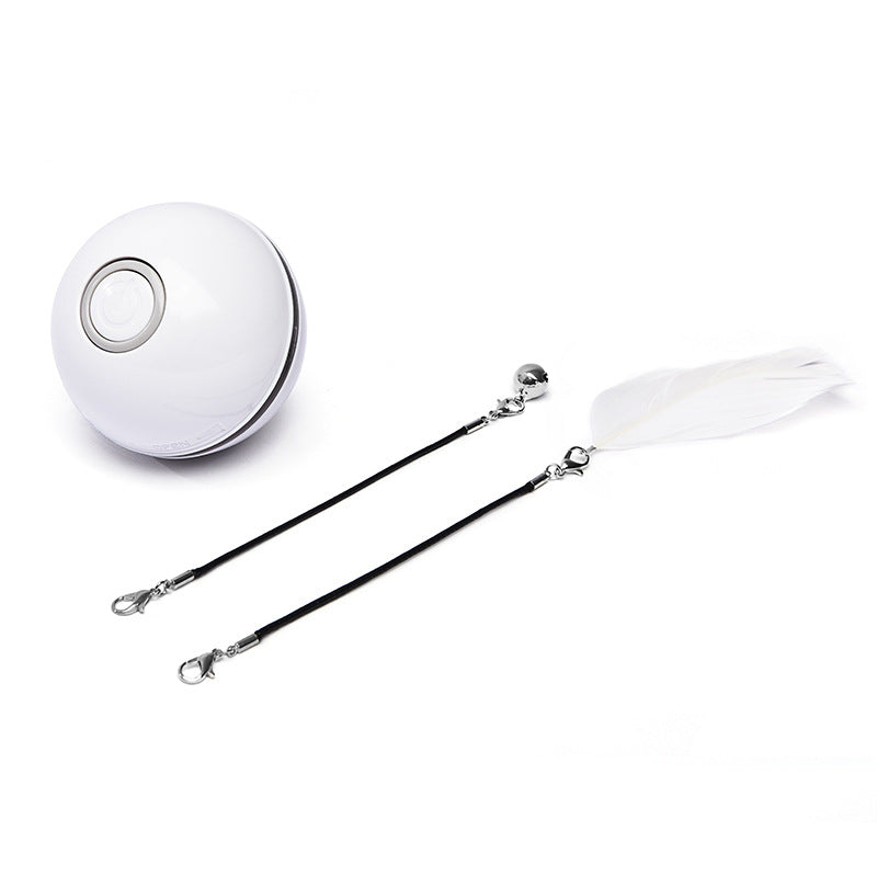 Smart Interactive LED Laser Ball - 360° Automatic Self-Rolling Toy