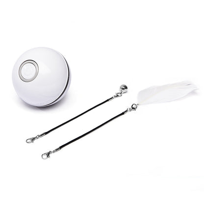Smart Interactive LED Laser Ball - 360° Automatic Self-Rolling Toy