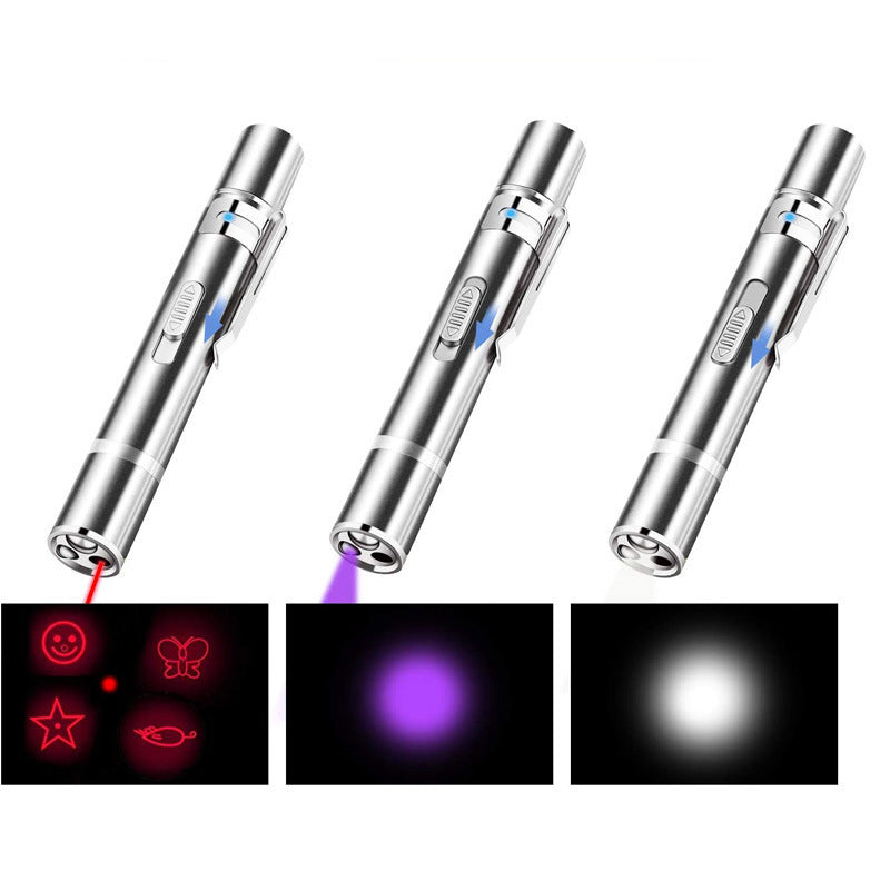5-in-1 Multi-Pattern Laser Pointer - Professional Pet Training & Play Teaser