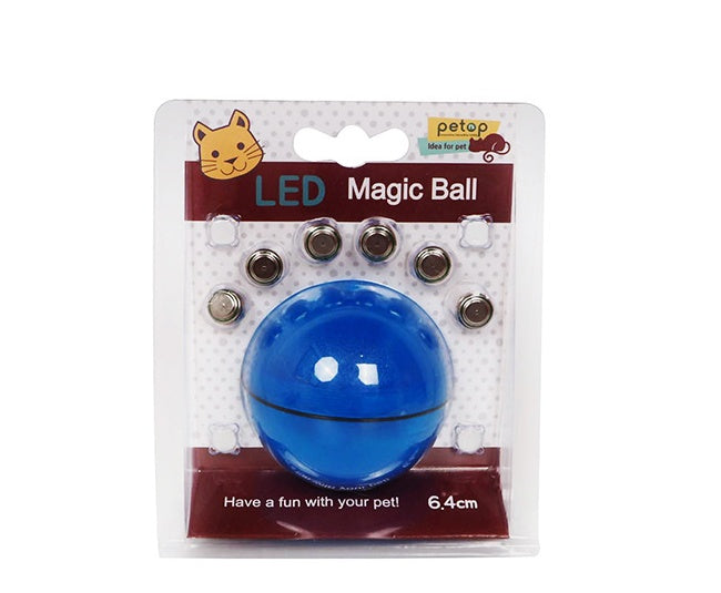 Smart Interactive LED Laser Ball - 360° Automatic Self-Rolling Toy