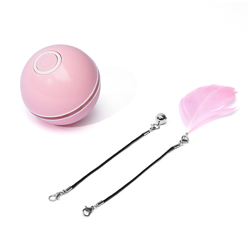 Smart Interactive LED Laser Ball - 360° Automatic Self-Rolling Toy