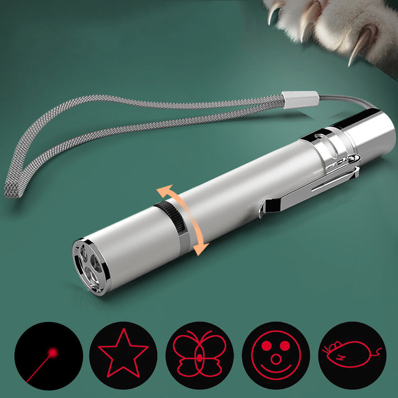 5-in-1 Multi-Pattern Laser Pointer - Professional Pet Training & Play Teaser