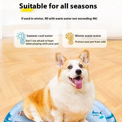 Instant Cooling Pet Mat - Pressure-Activated Chill Pad for Cats & Dogs