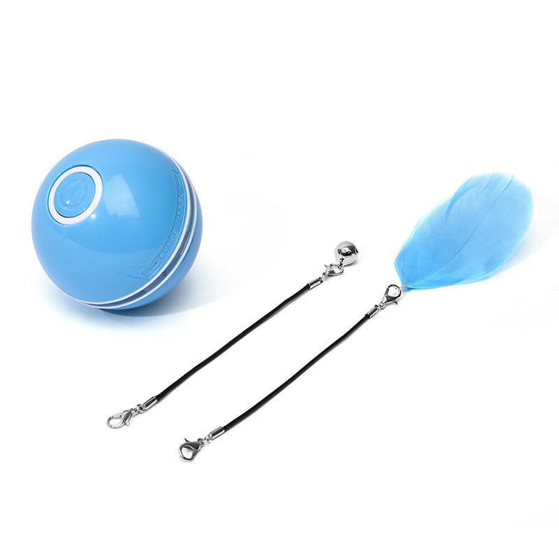 Smart Interactive LED Laser Ball - 360° Automatic Self-Rolling Toy