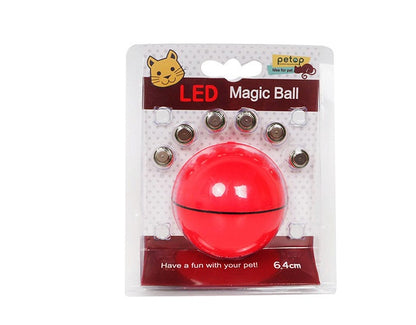 Smart Interactive LED Laser Ball - 360° Automatic Self-Rolling Toy
