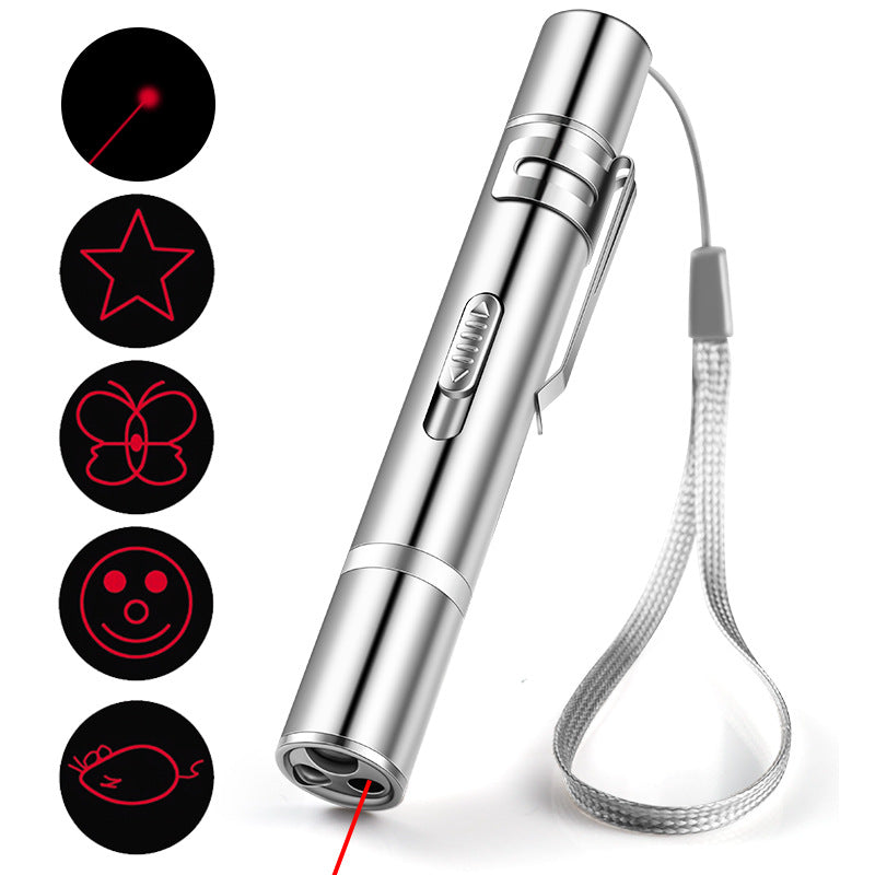 5-in-1 Multi-Pattern Laser Pointer - Professional Pet Training & Play Teaser