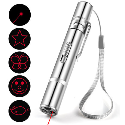 5-in-1 Multi-Pattern Laser Pointer - Professional Pet Training & Play Teaser