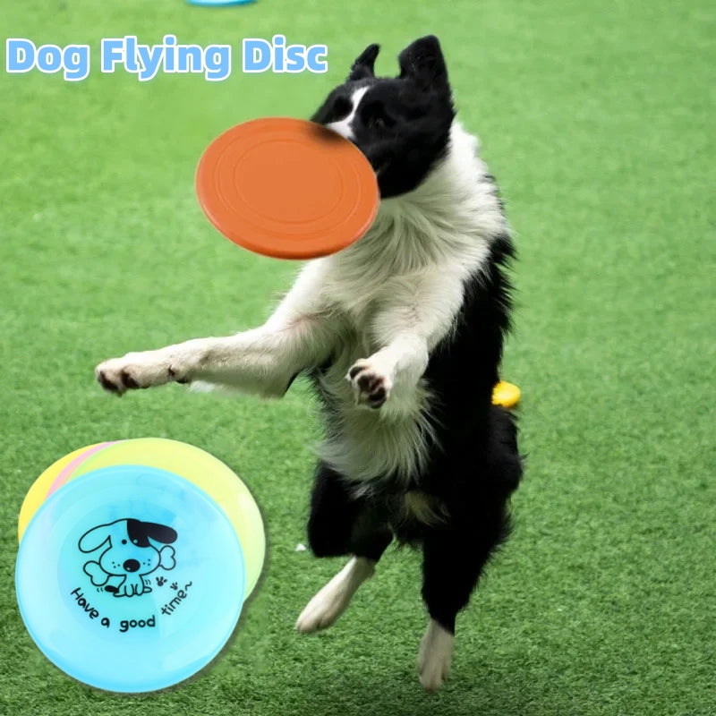 Soft-Flex Flying Disc - Interactive Outdoor Frisbee for Dogs