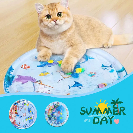 Instant Cooling Pet Mat - Pressure-Activated Chill Pad for Cats & Dogs